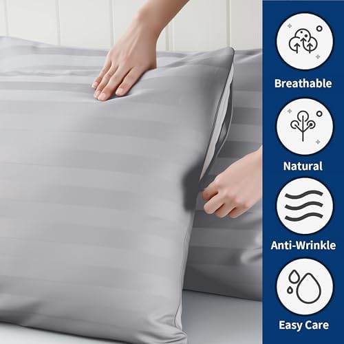 Toddler Pillow Protector Set of 4, 100% Egyptian Cotton Pillow Cases - Image 2