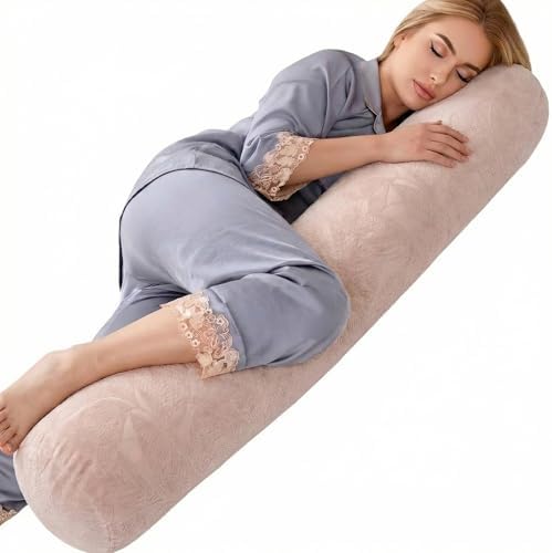 1 MIDDLE ONE Body Pillow for Adults, Bolster Pillow by 1MIDDLEONE