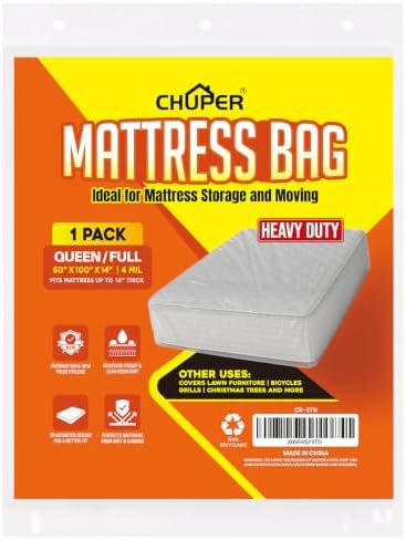 Heavy-Duty Full/Queen Mattress Bags by Unknown