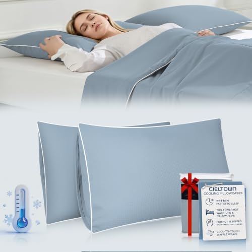 Cooling Pillow Cases for Hot Sleepers: Fall Asleep About 14 Minutes Faster by Unknown