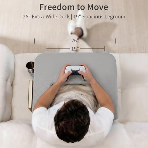 septsun Lap Desk Pillow, Large Ergonomic Couch and Bed Desk - Image 4