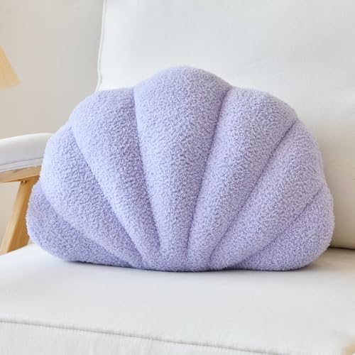 Lfsaaj Seashell Throw Pillows, Shell Shaped Throw Pillows, 18 Inch Soft Home by Lfsaaj