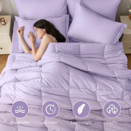 JOLLYVOGUE California King Comforter Set, Ultra-Soft Bed in a Bag Cal King Size - Image 2