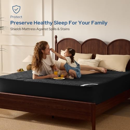 BEDLORE Waterproof Mattress Protector, Full Size Mattress Pad - Image 2
