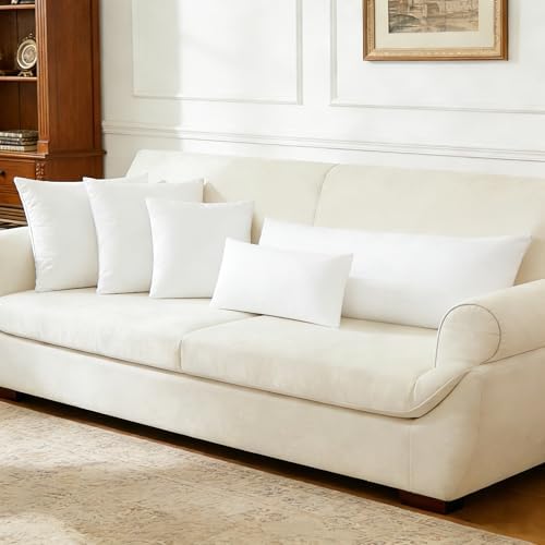 Leeden 14x36 Throw Pillow Inserts Set of 1, Lumbar Pillow Forms - Image 6