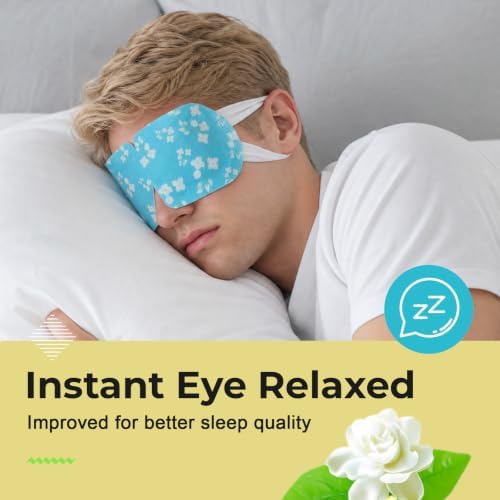 16 Packs Steam Eye Masks for Dry Eyes, Self Heating Warm Compress - Image 5