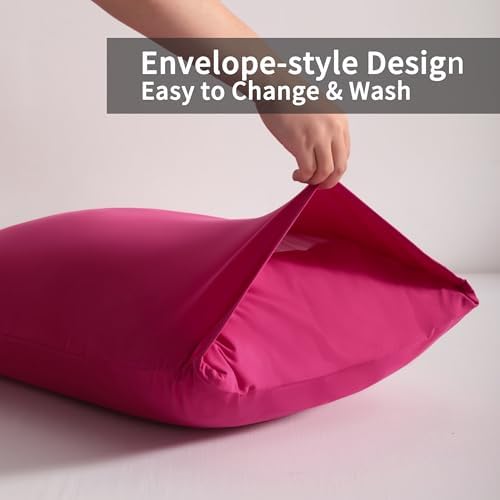 King Pillow Cases, 2 Pack, 20x40 in, Microfiber - Image 4
