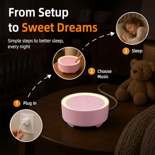 Kipcush White Noise Machine for Sleeping, Baby & Adults, High-Fidelity - Image 7