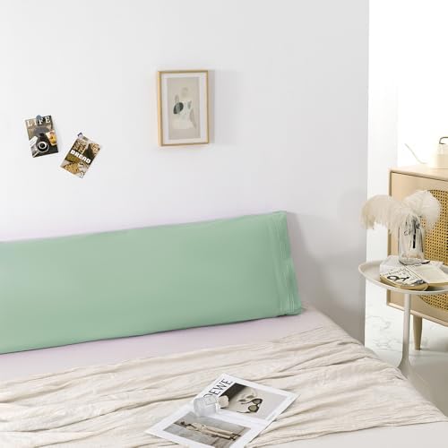 Body Pillowcase, Light Sage Green, 1 Pack, Long Pillow Cover - Image 7