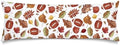 Fall Long Pillow Cases Vintage Football by Unknown