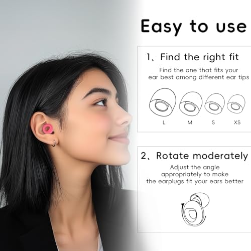 Noise Canceling Earplugs for Sleep and Concentration– New Flexible Earplugs for - Image 4