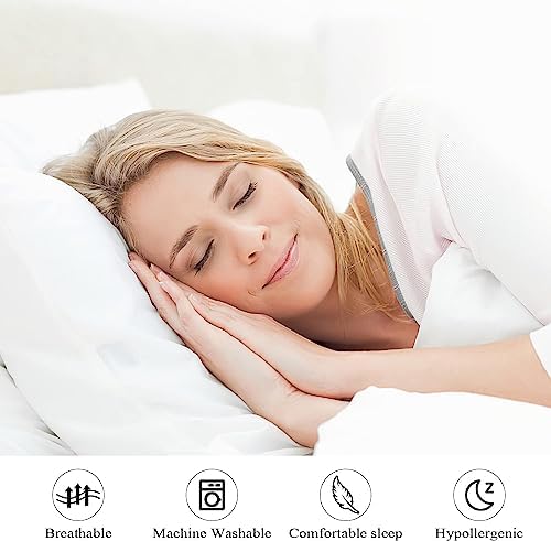 100% Egyptian Cotton Standard Size Pillow Protectors - Image 6