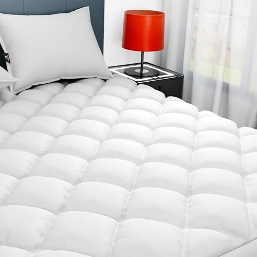 Sunflower King Mattress Pad, Cotton Mattress Cover Protector by SunflowerHometexUS