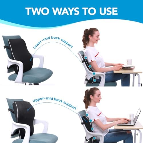 Lumbar Support Pillow for Office Chair, Office Home Essentials, Gifts for Mom - Image 5