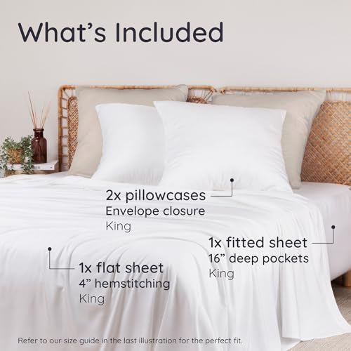 Bambaw Cooling Sheets King Size Set 4pcs – 100% Viscose Derived from Bamboo - Image 2