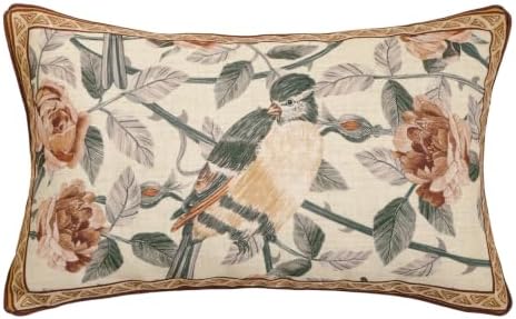 patdrea Designer Vintage Linen Throw Pillow Cover by patdrea