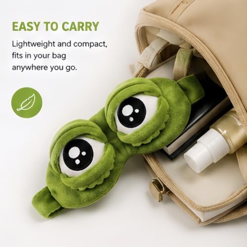 3D Frog Eye Mask, Adjustable Eyelids - Image 7