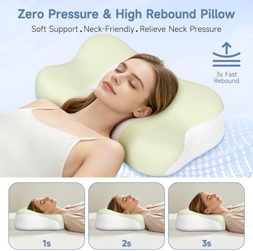 Cervical Neck Pillow Memory Foam Ergonomic Single-Sided High-Low - Image 5