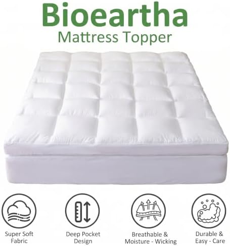 Cooling Mattress Topper California King – Extra Soft Pillow Top Mattress Pad - Image 5