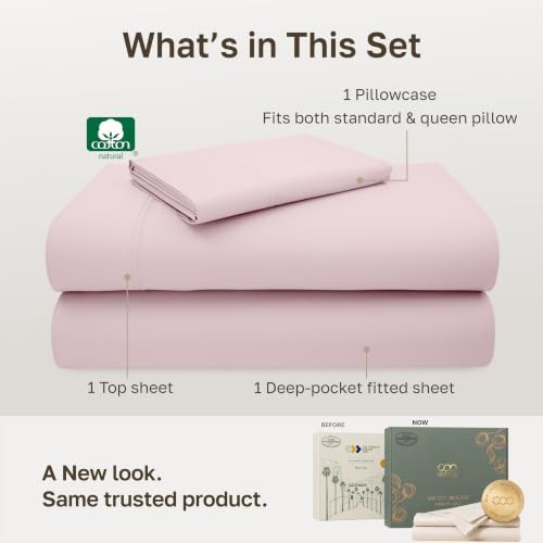 California Design Den Luxury 600 Thread Count Twin Sheets Set - Image 3