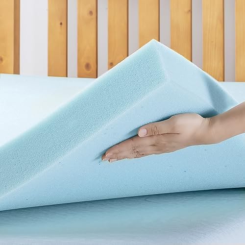 Best Price Mattress 4 Inch Ventilated Memory Foam Mattress Topper, Cooling Gel - Image 4