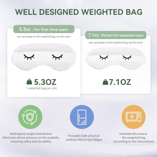 Lyocell Weighted Sleep Eye Mask - Image 4