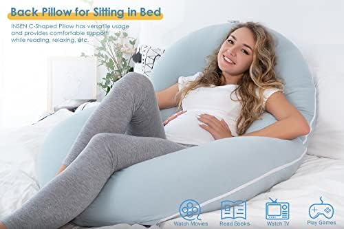 INSEN Pregnancy Pillows for Sleeping, Maternity Pillow - Image 6