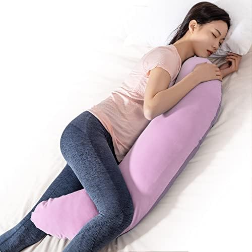 BYRIVER 39" Pink Purple Cute Body Pillow - Image 4