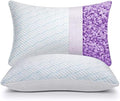 WISHSMILE Cooling Shredded Memory Foam Pillows King Size 2 Pack by WishSmile