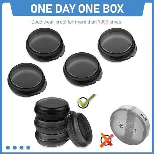 WLLHYF 4 Pcs Mini Pill Organizer Small Pill Box Cute Portable Pill Case - Image 7