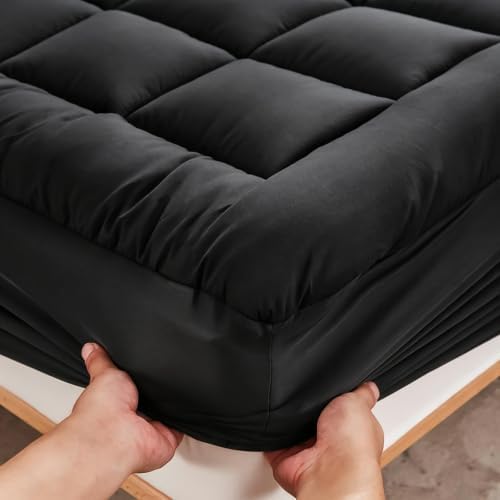 Mattress Pad Cover with Stretches to 18” Deep Pocket Fits Up to 8”-21” Cooling - Image 2