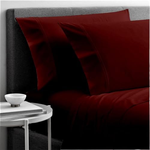 Cottingon 5 PC Split King Sheets Fits 16" Deep, Egyptian Cotton - Image 2