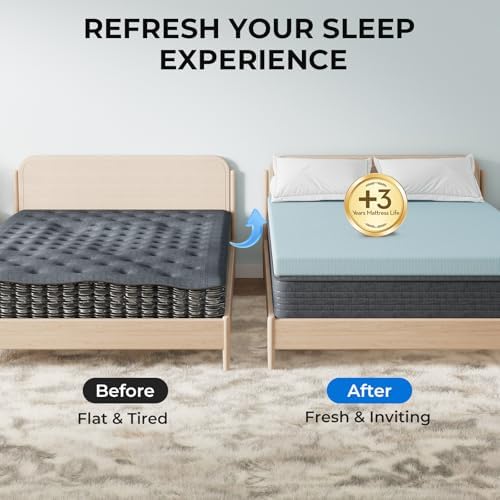 OhGeni 2 Inch Full Memory Foam Mattress Topper Pad - Image 5