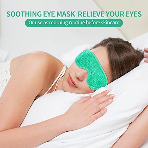 2PCS Gel Eye Mask Reusable Cold Therapy Gel Bead Eye Mask - Image 4