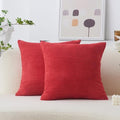 Home Brilliant Red Pillow Covers Decorative Throw Pillow Covers by HomeBrilliant
