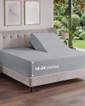 CGK Linens Extra Deep Flex Top Split Head King Fitted Sheet by CGKUnlimited