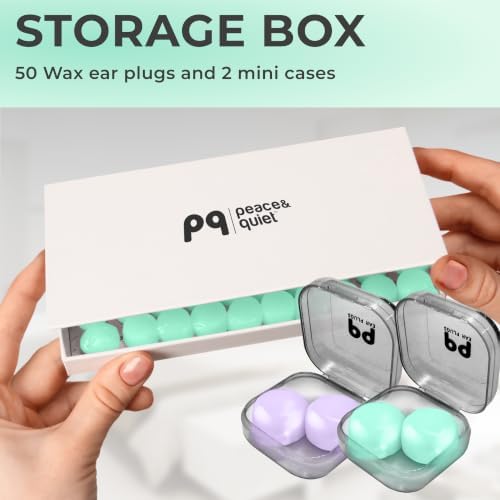 Peace&Quiet PQ Wax Ear Plugs for Sleeping, Swimming - Image 2
