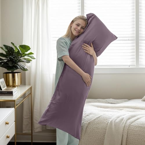Body Cooling Pillow Cases Cover, Bamboo Rayon Body Pillowcases - Image 6