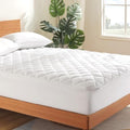 SLEEP ZONE Twin XL Mattress Pad, Quilted Fitted Mattress Topper Cover by SLEEPZONELIFE