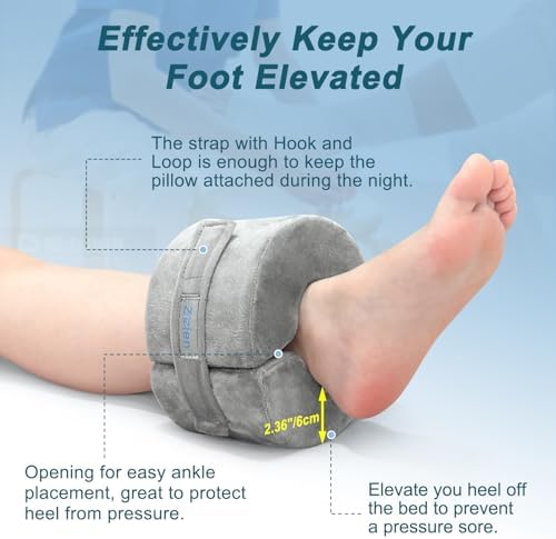 Foot Elevation Pillow Ankle Protector Support Elevated Foot Heel Pillow - Image 2