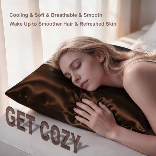 LYSHIN Silk Pillow Cases 2 Pack King Size - Image 5