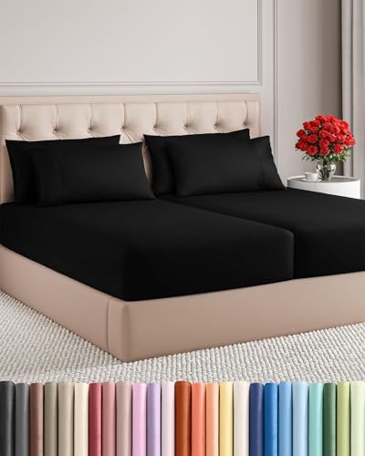 Split King 7 Piece Bed Sheet Set by CGKUnlimited