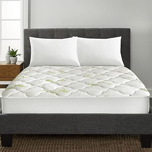 King Size Air Mattress Topper Cover Thick Quilted Pad King, Bamboo Viscose - Image 6