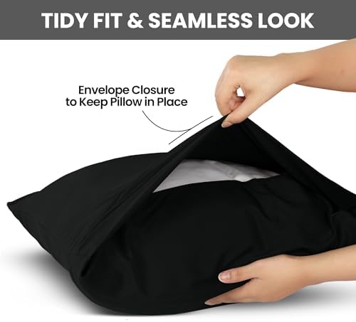 Pillow Covers Standard Size Set of 4, Soft and Comfy Pillow Cases - Image 3