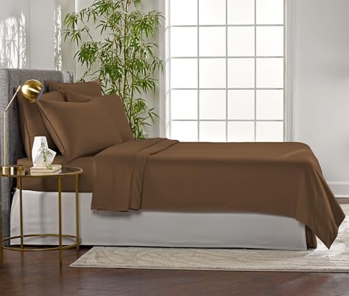 Pure Bamboo Twin Sheets, Genuine 100% Organic Viscose Derived from Bamboo Bed - Image 4