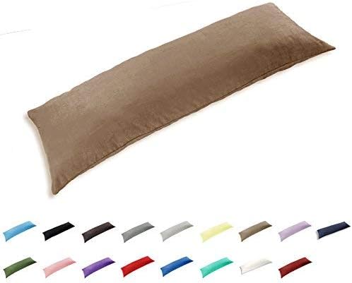 TAOSON 100% Cotton 300 Thread Count Envelope Style Body Pillow Cover Pillowcase by TAOSON