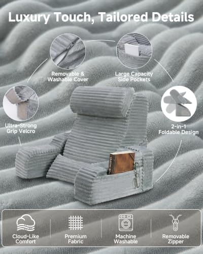Foldable 5PCS Reading Pillow for Bed - Image 6