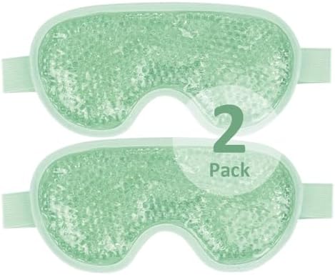 NEWGO Cooling Eye Mask for After Surgery, Face Ice Pack, 2 Pack by NEWGO