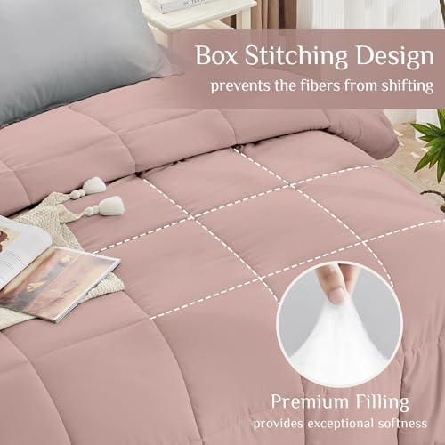 JOLLYVOGUE Twin XL Comforter Set, Ultra-Soft Bed in a Bag Twin XL Size 5 Pieces - Image 3