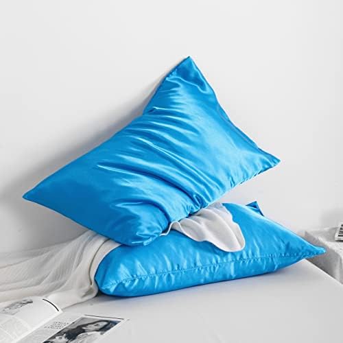 NTBAY King Satin Pillowcases, Royal Blue - Image 3
